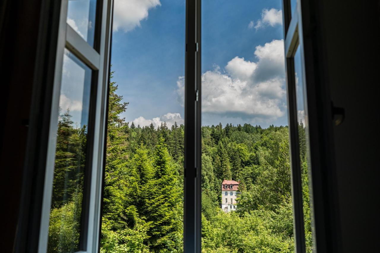 Willa Halinowka Krynica-Zdrój Exteriör bild